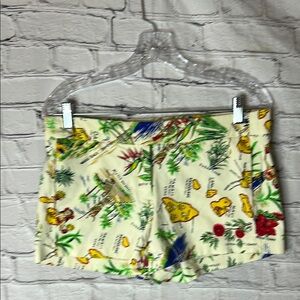 J.Crew factory Hawaiian print 3” cotton chino shorts size 4